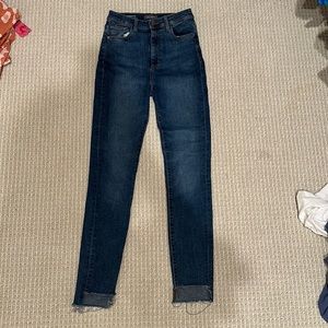 DL Chrissy Skinny dark wash jeans